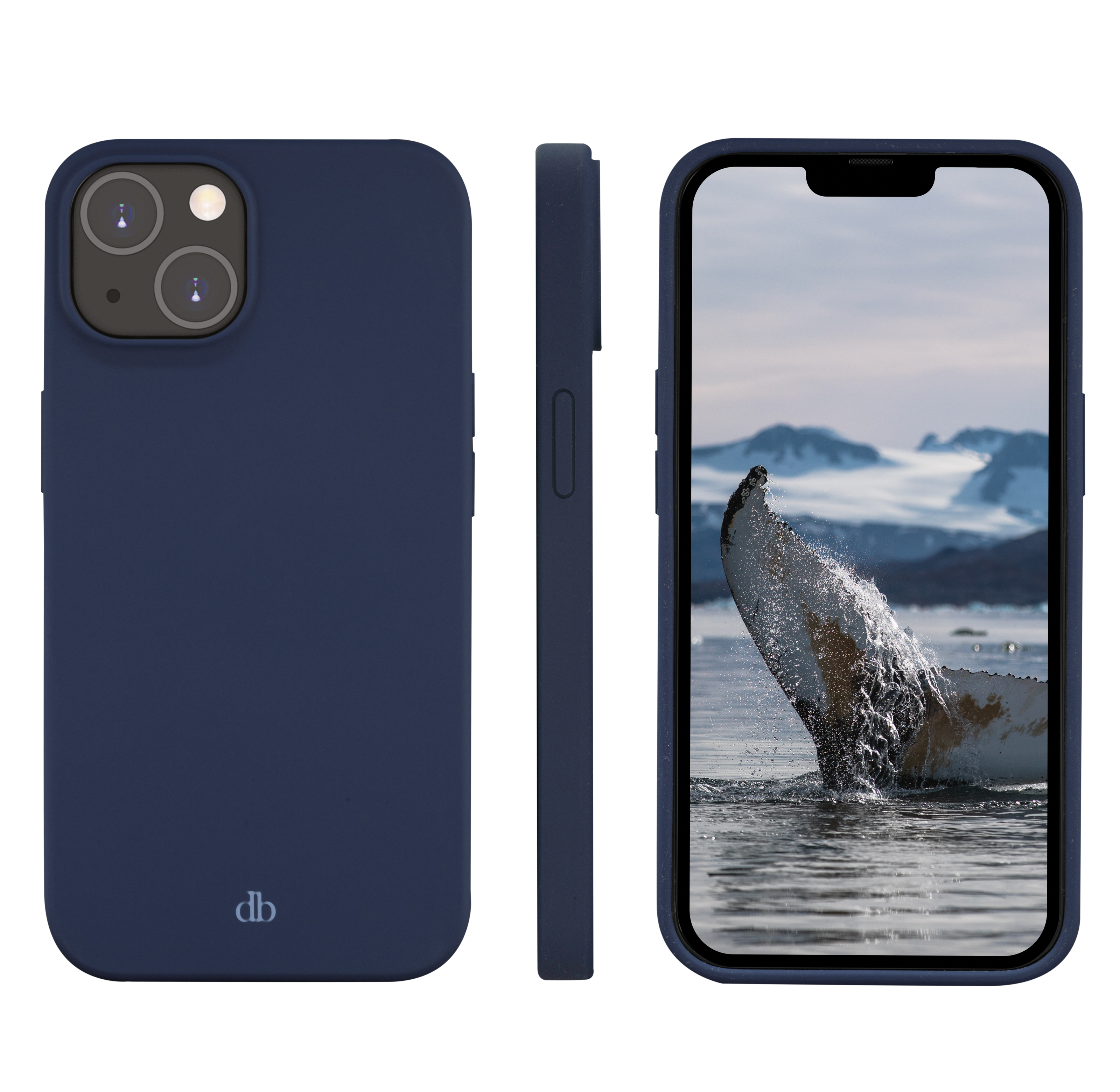 DBRAMANTE1928 Protettiva DBMO61PABL1640 Custodia per Apple iPhone 14, Blu