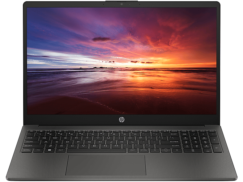HP 250 G10, fertig eingerichtet, Notebook mit 15,6 Zoll Display, Intel® Core™ i7 Prozessor, 8 GB RAM, 500 GB SSD, Dark Ash Silver