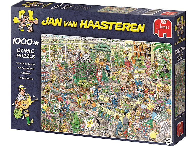 JUMBO Jan van Haasteren The 1000 morgen Puzzlespiel in Voor besteld, Centre huis Garden Stück(e) 23:00 1000 pcs