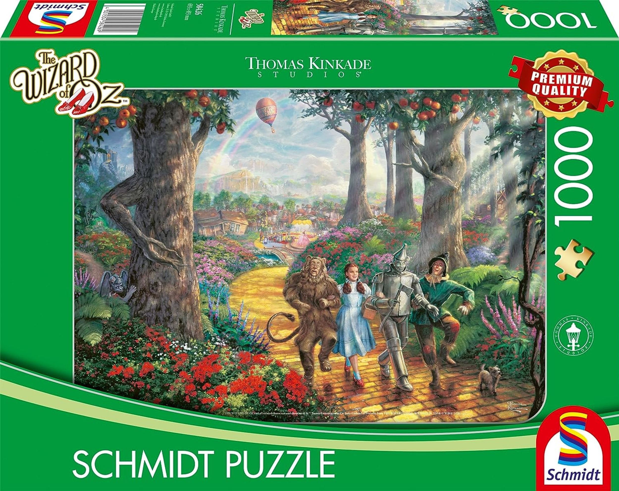 SCHMIDT SPIELE Der ROAD Follow Puzzle YELLOW the Zauberer Oz von BRICK