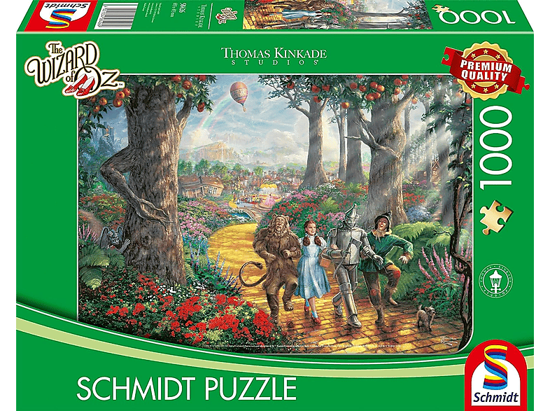 SCHMIDT SPIELE Der Zauberer BRICK von Oz ROAD the Follow YELLOW Puzzle