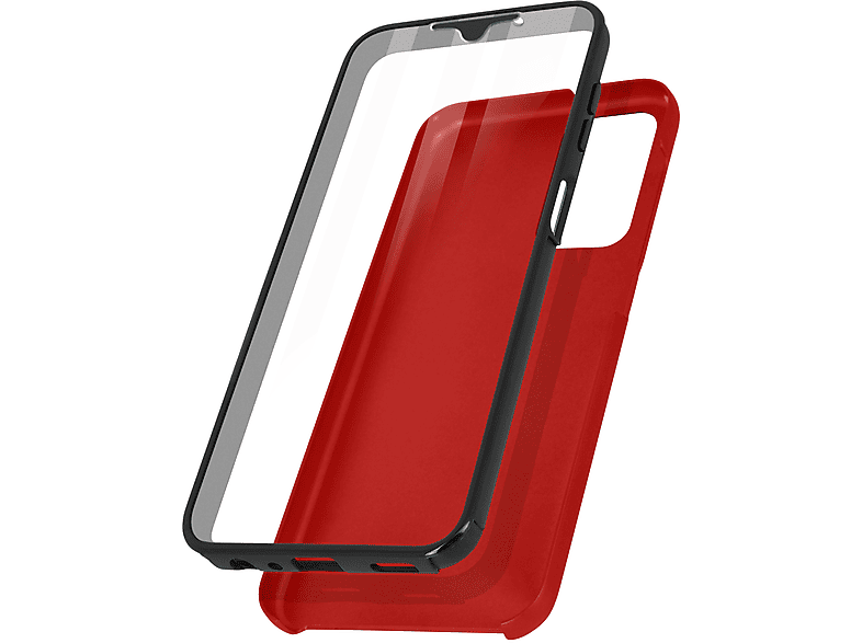Rückseite Schutzhülle, A13, Rot Vorder- Galaxy Cover Samsung, Series, Full Full AVIZAR Cover,