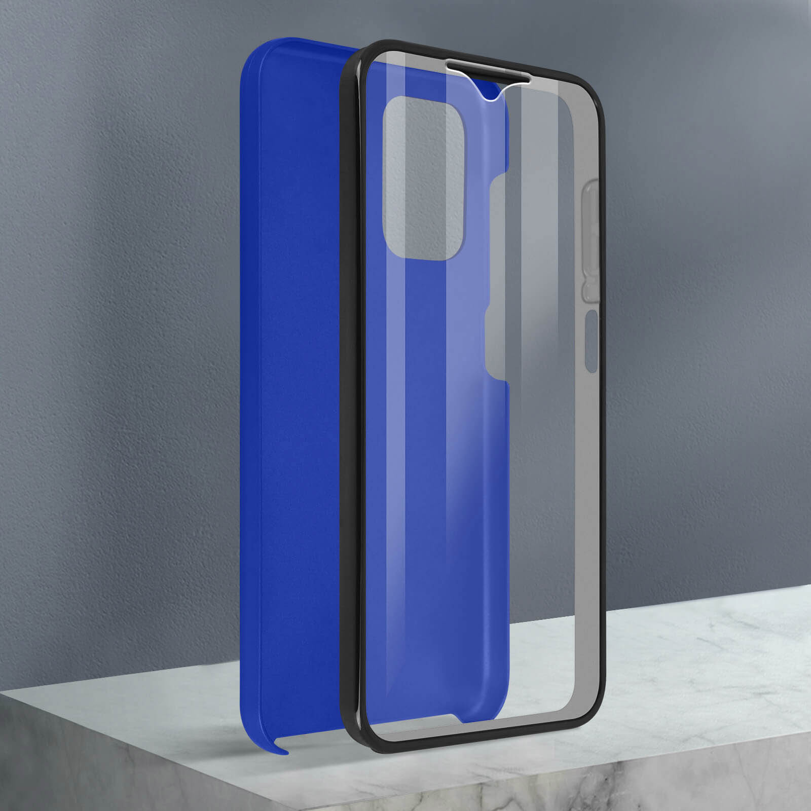 AVIZAR A13, Cover Blau Schutzhülle, Galaxy Series, Cover, Vorder- Rückseite Full Full Samsung,
