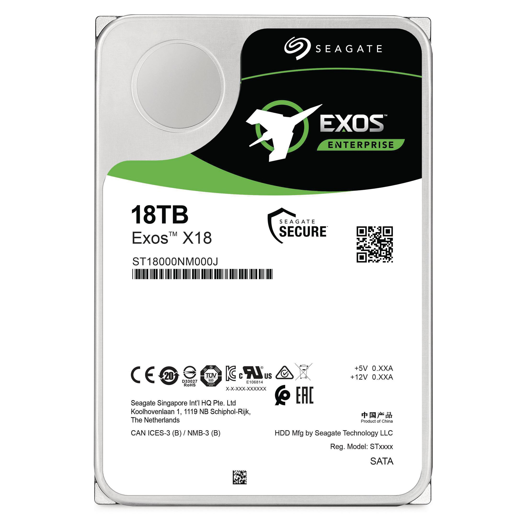 SEAGATE ST18000NM000J EXOS X18 SATA 18 TB Dahili SSD Disk Fiyat