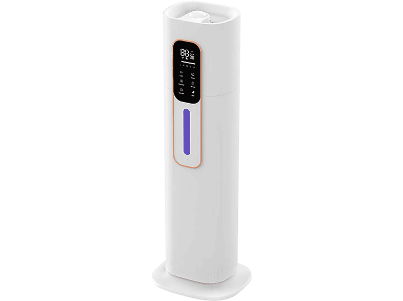 PURLINE Digitaler Ultraschall-Luftbefeuchter mit großer Kapazität Luftbefeuchter Weiß (24 Watt, Raumgröße: 33 m²) | Luftbefeuchter