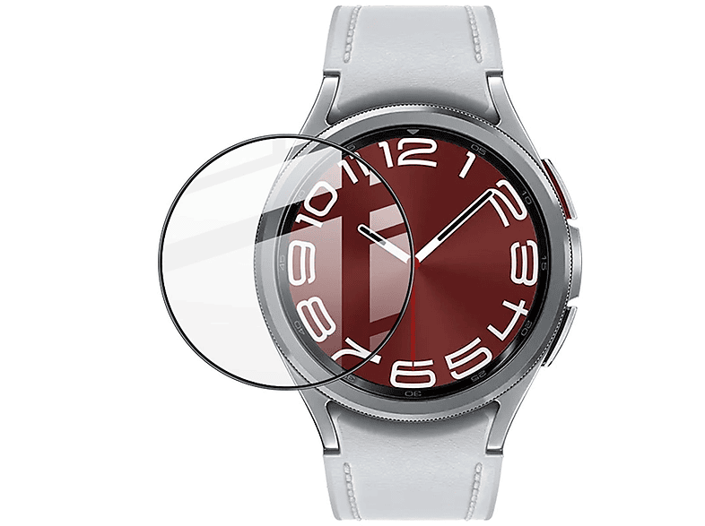 WIGENTO 2x Display H9 Hart Schutz Schutzglas(für Folie Glas 6 44mm) Samsung Galaxy Watch