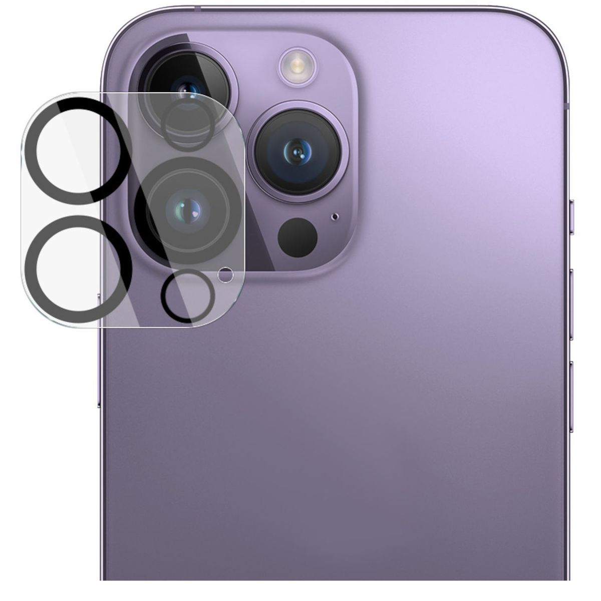 WIGENTO Schutzglas Kamera Linse Hart Glas Schutzglas(für 15 iPhone / Pro Max) Apple 15 Pro