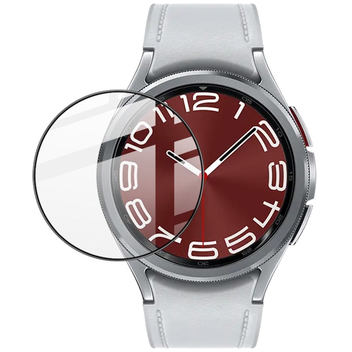 Display Galaxy Glas Schutz 40mm) WIGENTO 6 Watch 1x Hart Schutzglas(für H9 Folie Samsung