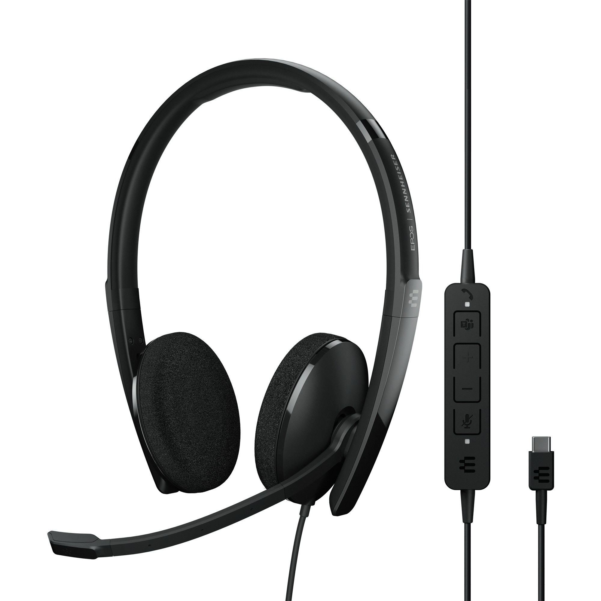 160T Schwarz ADAPT On-ear II, USB-C Kopfhörer EPOS