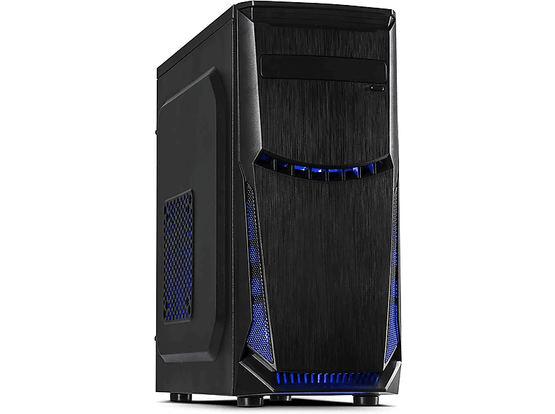 INTER-TECH 88881312 PC Gehäuse, Schwarz | MediaMarkt