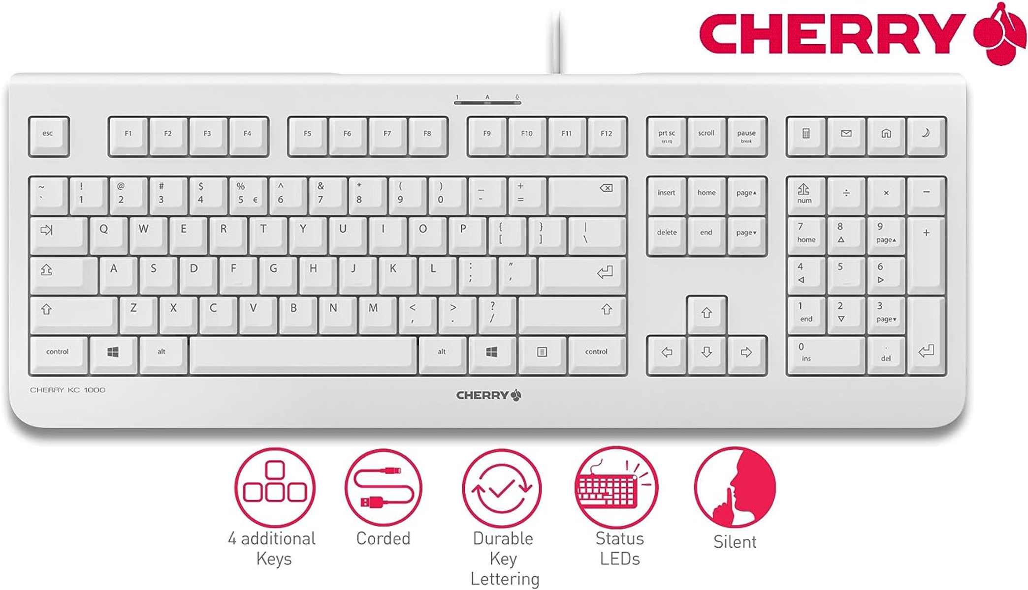 Tastatur CHERRY JK-0800EU-0,