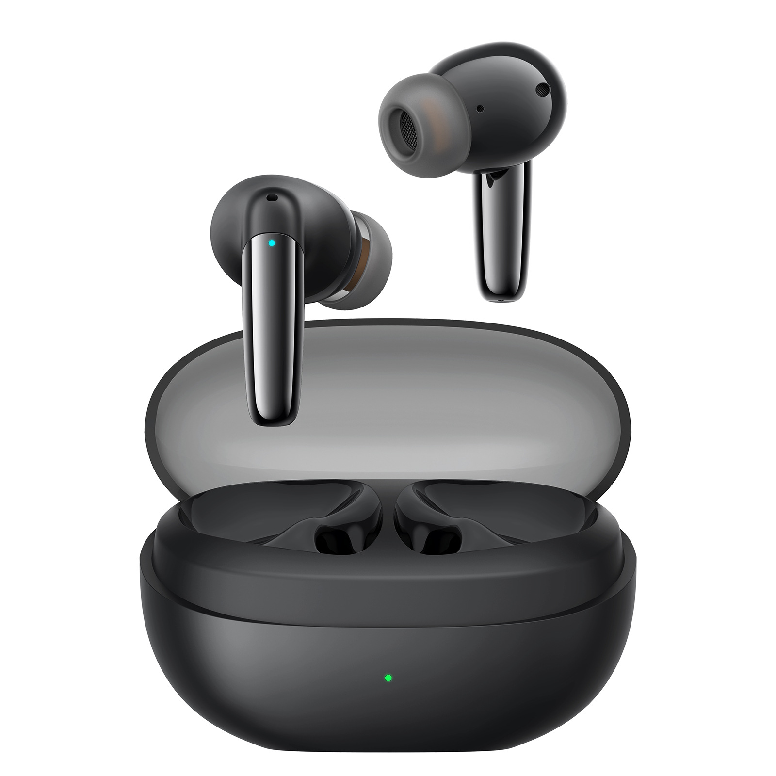 Kopfhörer Bluetooth-Kopfhörer In-ear Bluetooth 5.3 Noise-Canceling Schwarz Komfort, BRIGHTAKE Kristallklang