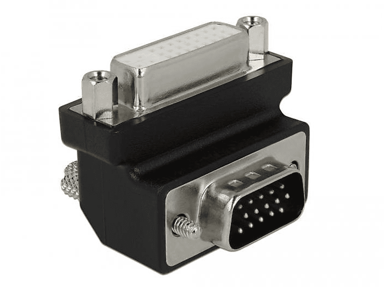 Schwarz DELOCK Adapter, 65425