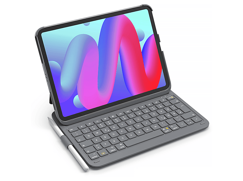 INATECK Ultraleichte Tastatur Hülle für iPad 10 Gen 2022, Air 5/4 , Pro 11, Hoch/Querformat