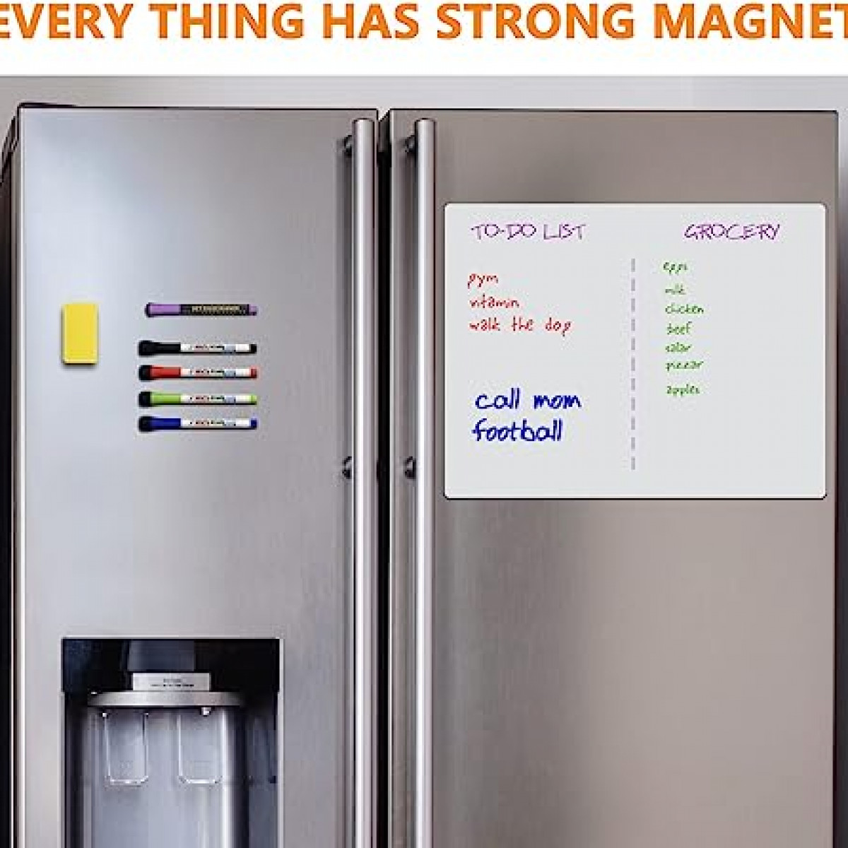 INF Magnetisches für Weiß Whiteboard, Whiteboard Kühlschrank