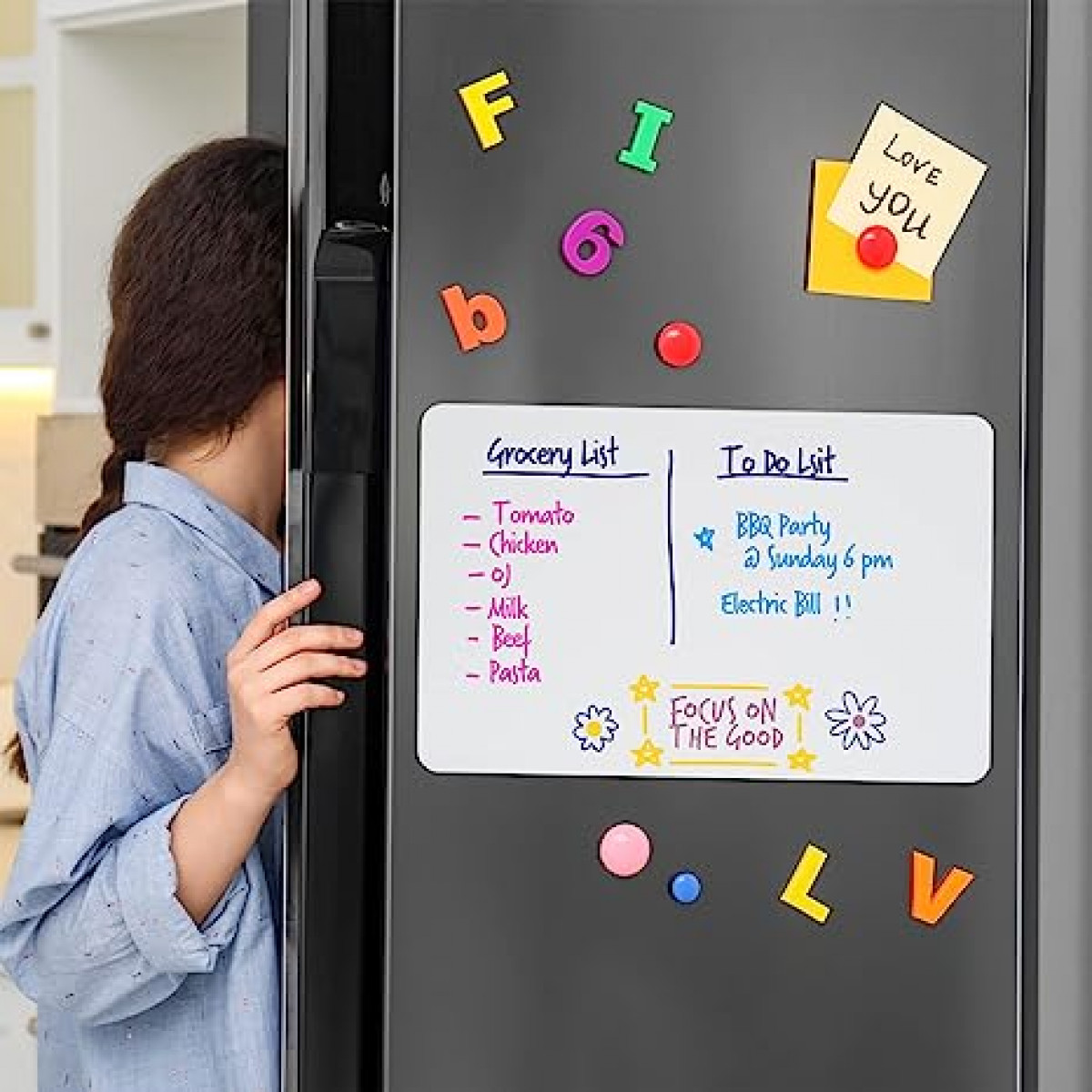 Kühlschrank für Whiteboard, Magnetisches Weiß INF Whiteboard