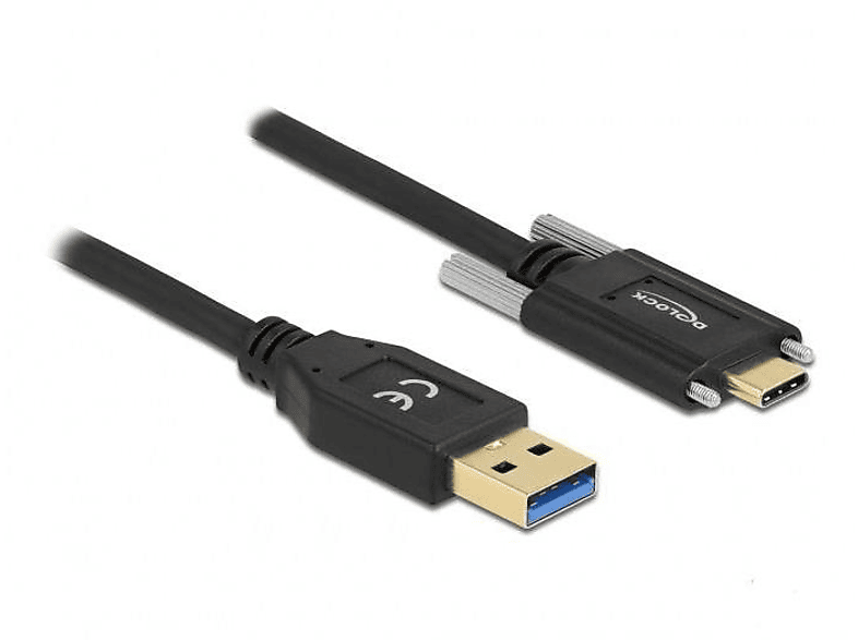 DELOCK 83718 USB Kabel, Schwarz