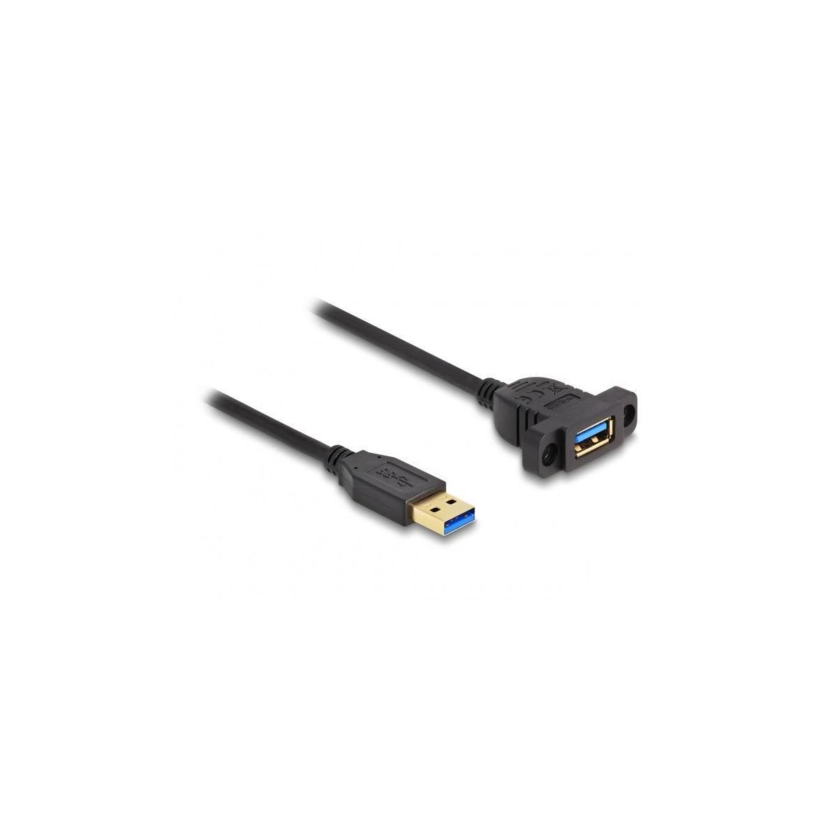 87855 DELOCK Schwarz Kabel, USB