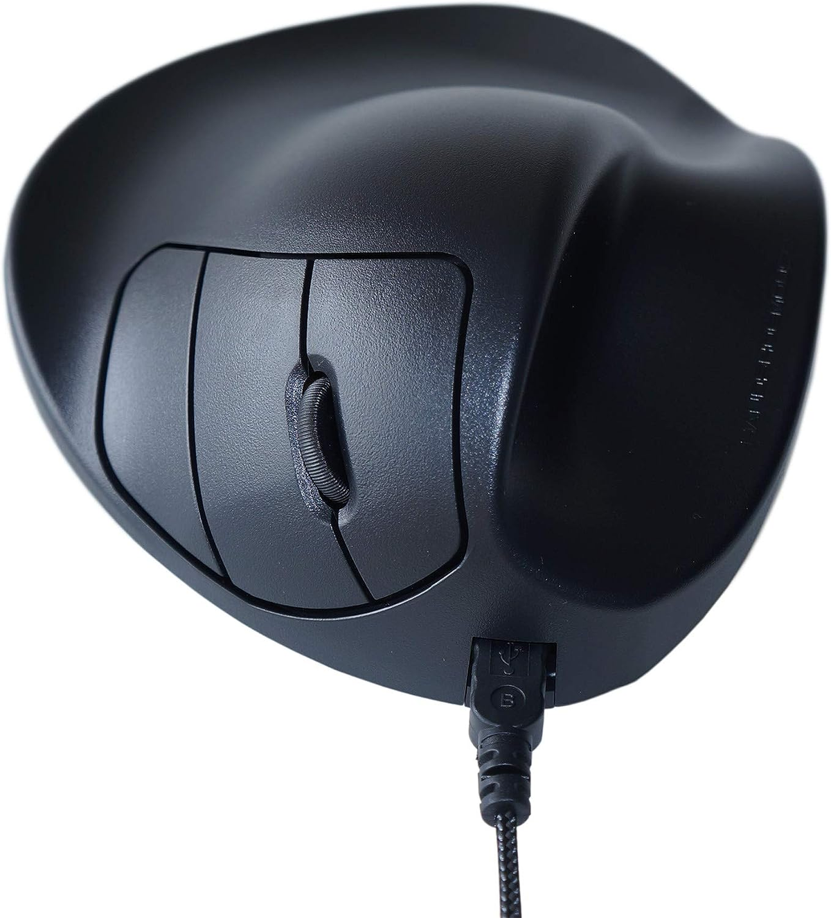 ergonomische HIPPUS Maus, schwarz S2WB-LC