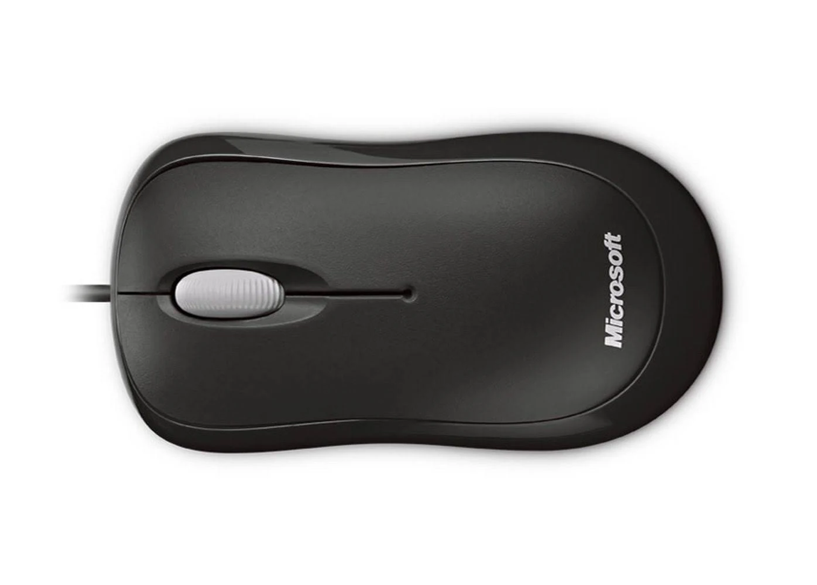 MICROSOFT Basic Optical Mouse (Maus, black schwarz) kabelgebunden, Standard