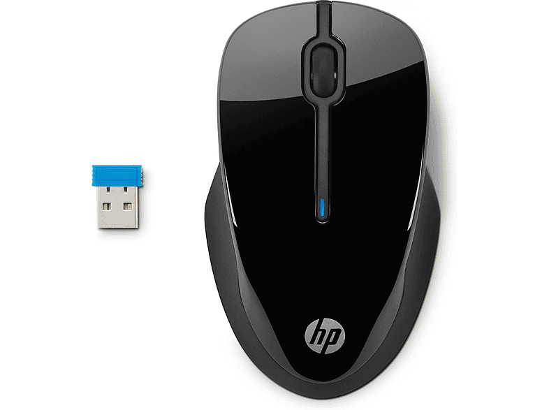 HP HP 250 schwarz Eingabegeräte Wireless black Maus