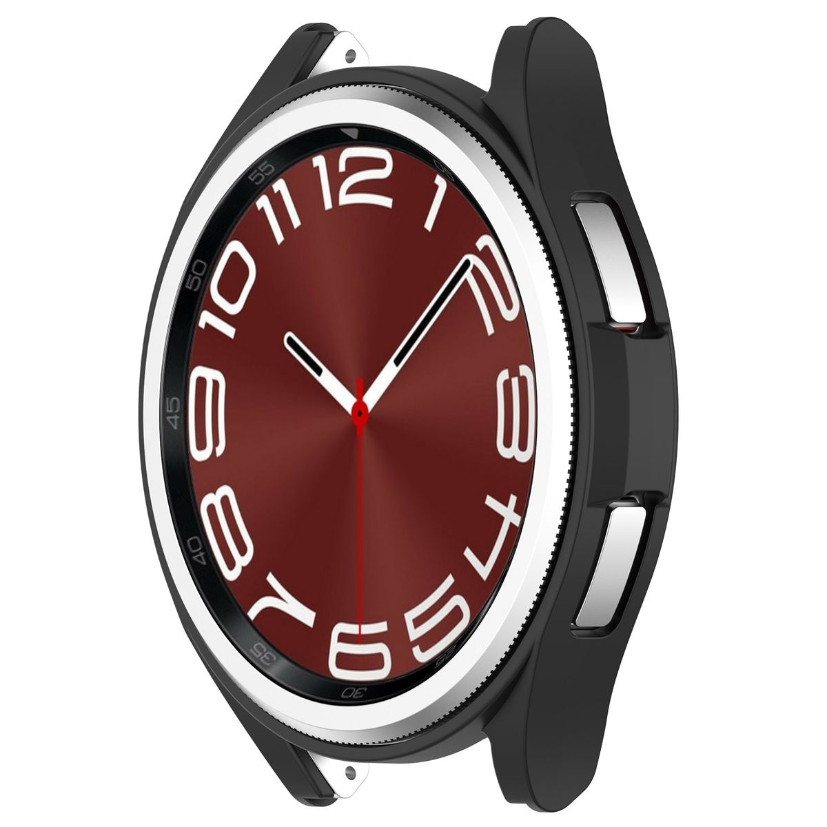 Galaxy Samsung Classic Watch 43mm) Hülle Smartwatchhülle(für Case WIGENTO Design Rahmenschutz 6