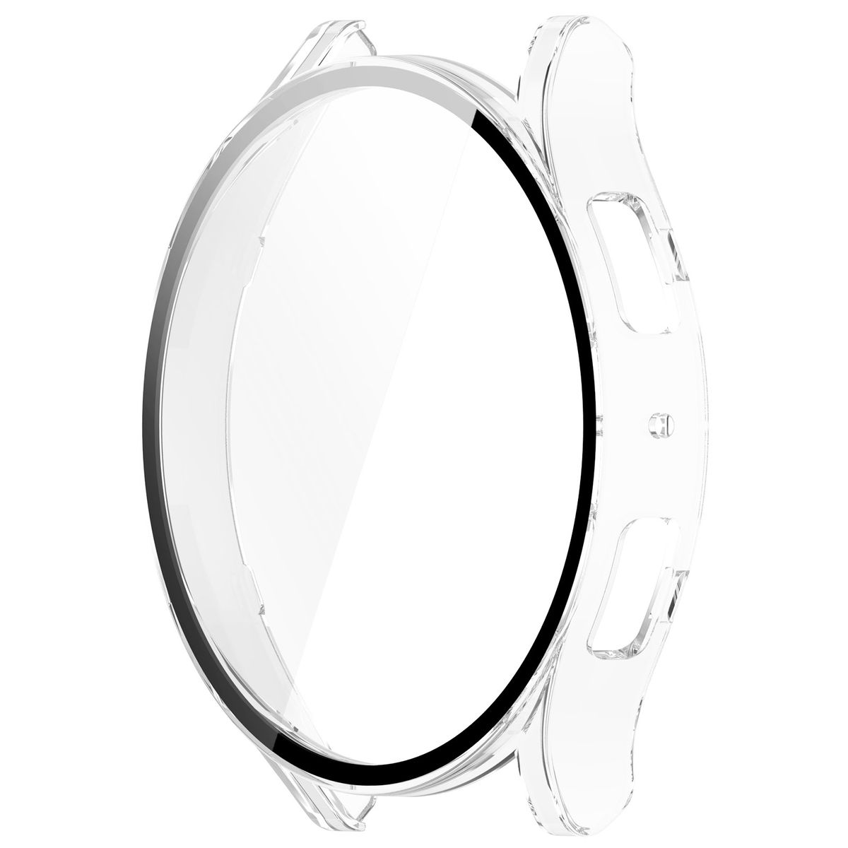 WIGENTO 360 Grad Galaxy 44mm) Watch Hart und Samsung Hülle 6 Smartwatchhülle(für Glas Panzer Folie aus H9 Schutz