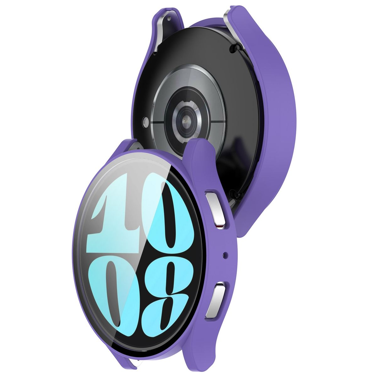 WIGENTO 360 und Galaxy Watch Panzer aus Smartwatchhülle(für Hülle Grad Hart Folie 40mm) 6 Samsung Schutz Glas H9