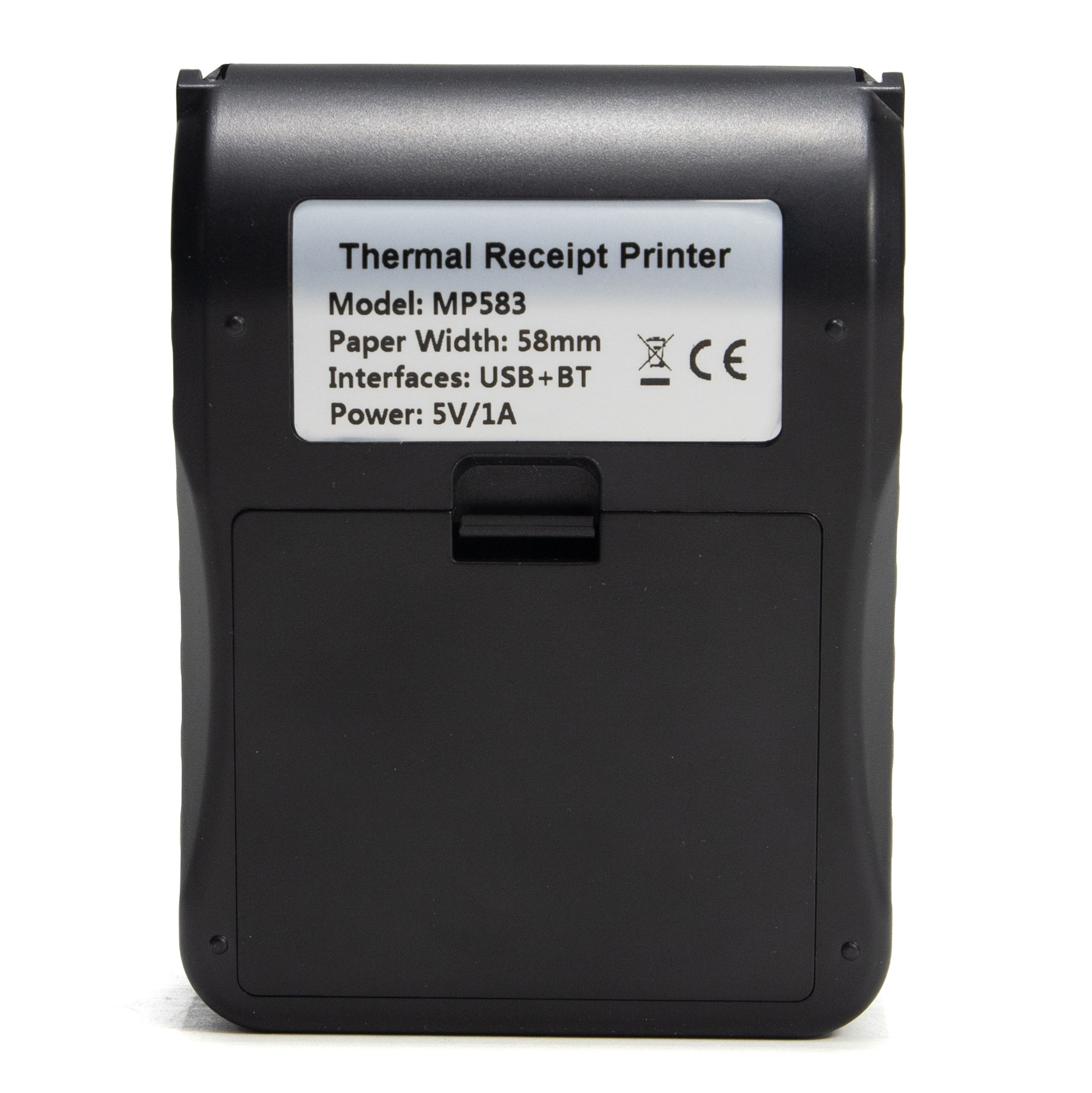 BRIGHTAKE Tragbarer 58mm Bon-Thermodrucker, Bluetooth, Bondrucker Thermal Ausdrucke Hochwertige