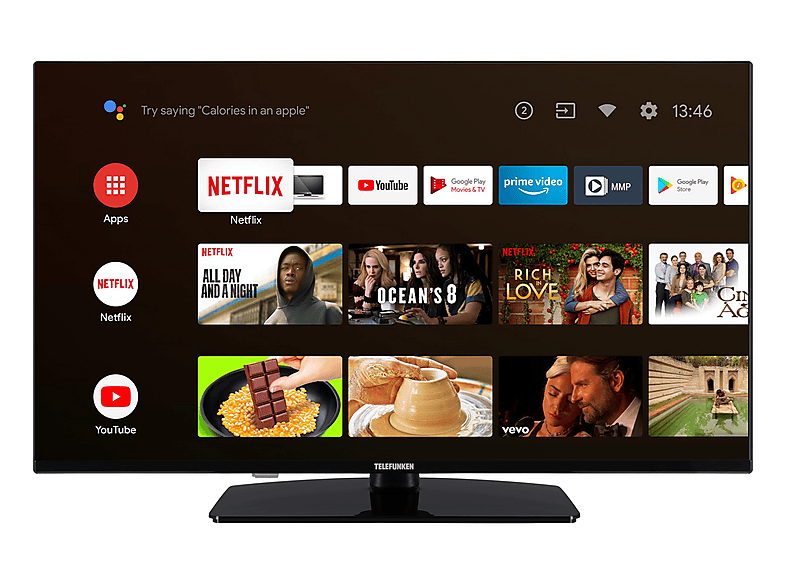 TELEFUNKEN XF43AN750M LED TV (Flat, 43 Zoll / 108 cm, Full-HD, SMART TV ...