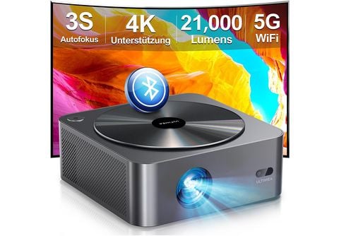 Ultimea Apollo-P40 Beamer Aktualisierte Version mit Hindernisvermeidung Beamer (21000 lm, 15000:1, 1920 x 1080 px,intelligenter Bildschirmausrichtung, 6D Trapezkorrektur&Autofokus Ultimea Apollo-P40 Beamer Aktualisierte Version mit Hindernisvermeidung Beamer (21000 lm, 15000:1, 1920 x 1080 px,intelligenter Bildschirmausrichtung, 6D Trapezkorrektur&Autofokus