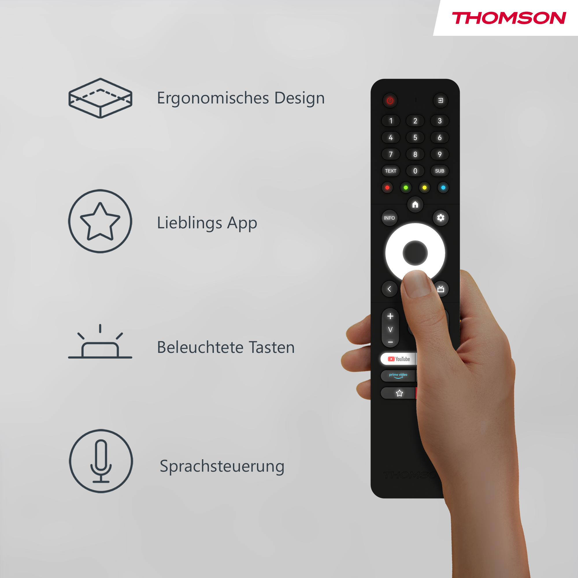 THOMSON 40 Zoll (101 cm) 101 40 TV, LED cm, TV (Flat, SMART Full-HD, LED-Full-HD-Fernseher Android) Zoll 