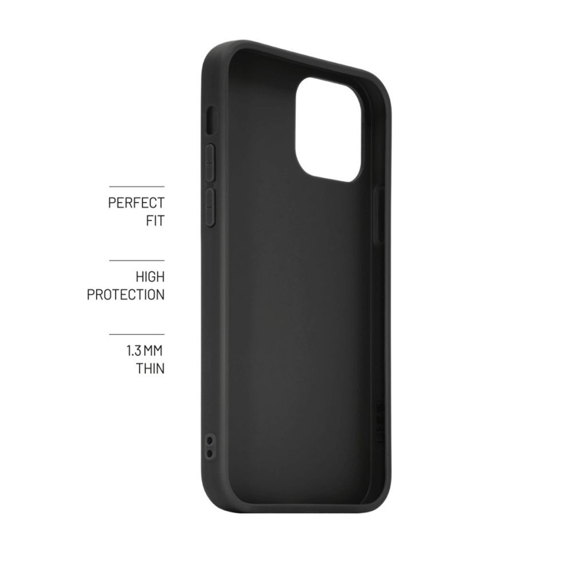 15, iPhone Backcover, FIXED Schwarz Story Apple, FIXST-1200-BK,