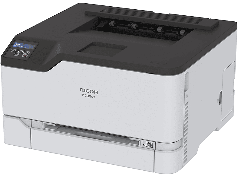 RICOH P C200W Laserstrahlscannen, elektrofotografischer Druck Laserdrucker WLAN Netzwerkfähig