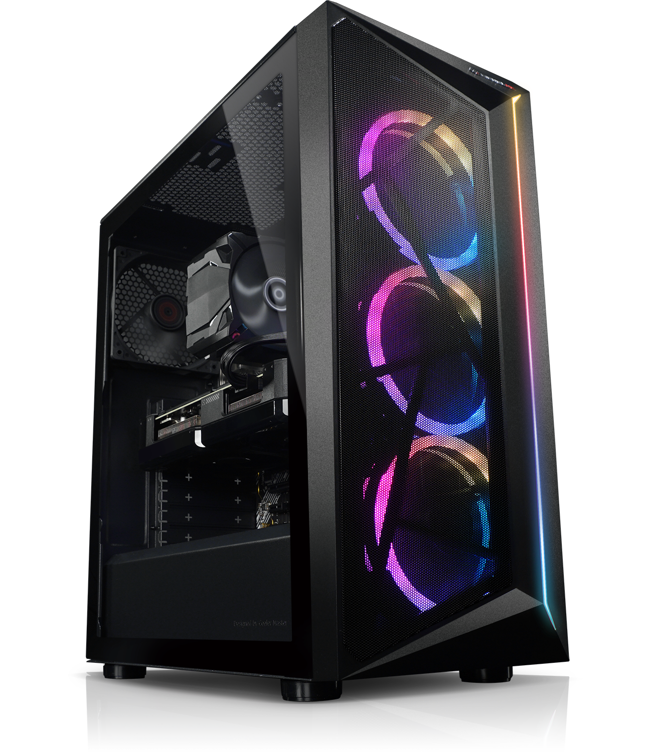 KIEBEL Cobra IV 5 NVIDIA 1 Ryzen ohne PC 8 AMD mit Betriebssystem, Prozessor, AMD 4060, GB RTX™ GeForce TB 5 Ryzen™ 16 5500, Gaming SSD, GB RAM