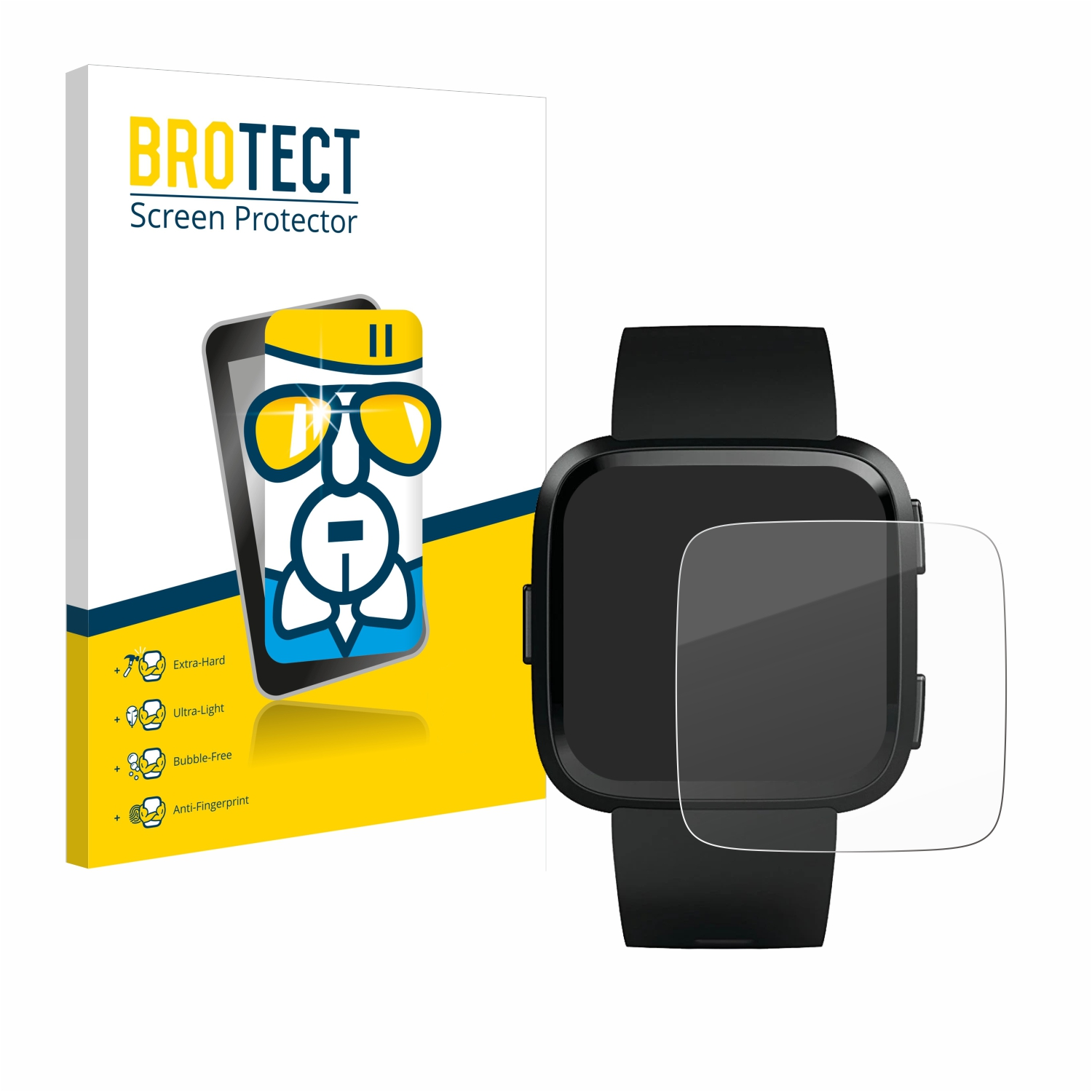 BROTECT Airglass klare Schutzfolie(für Fitbit Versa)