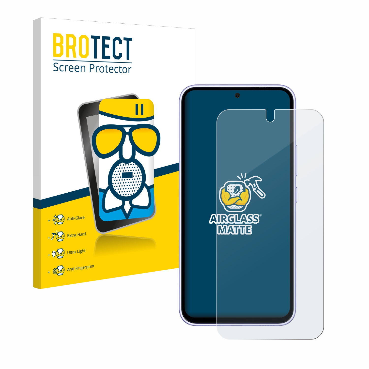 Schutzfolie(für matte Samsung Galaxy 5G) BROTECT A54 Airglass