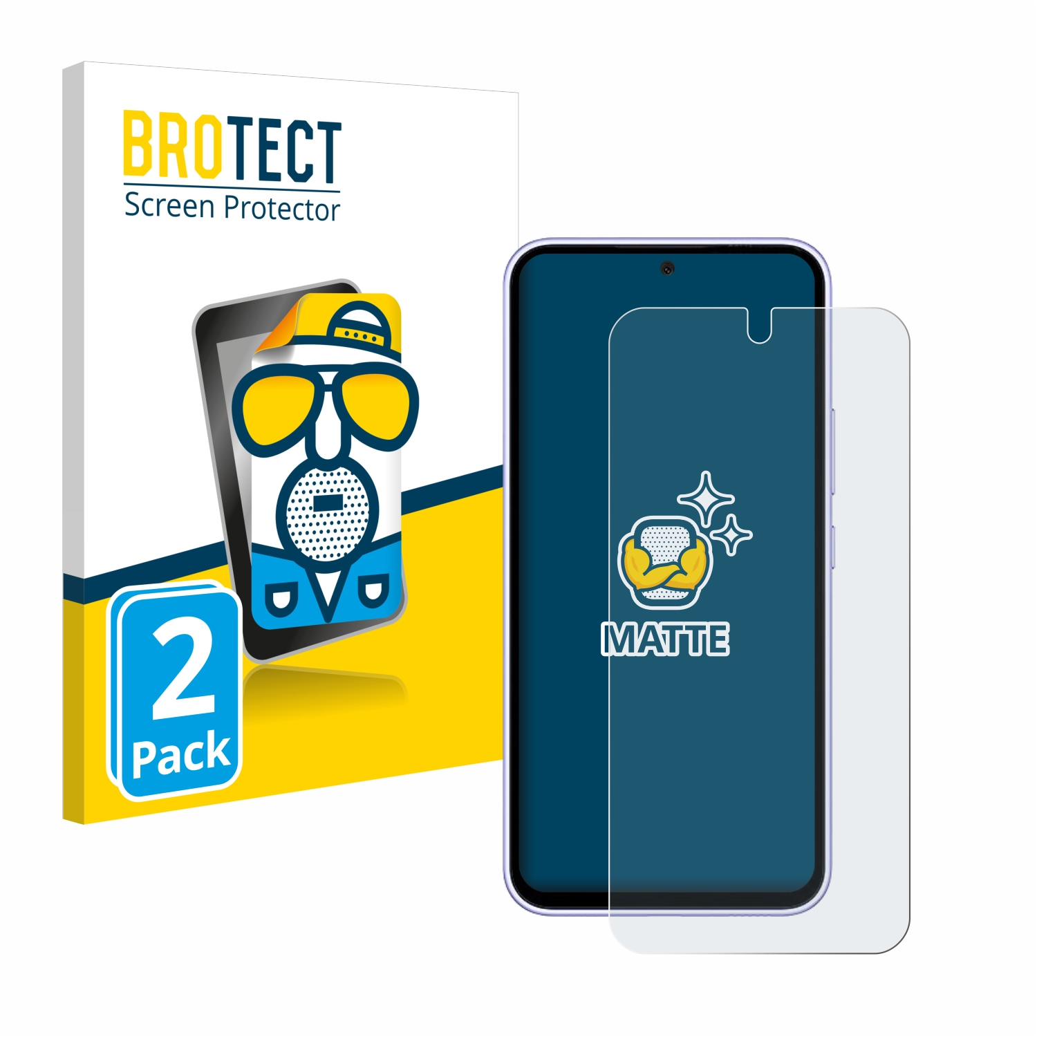 matte 2x Samsung 5G) Galaxy Schutzfolie(für BROTECT A54