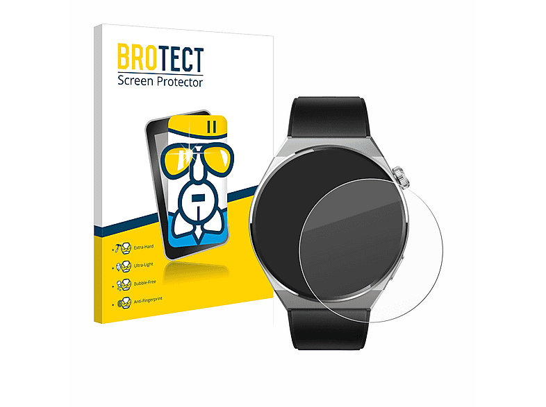 BROTECT Airglass klare Schutzfolie(für Huawei Watch GT 3 Pro Titanium (46mm))