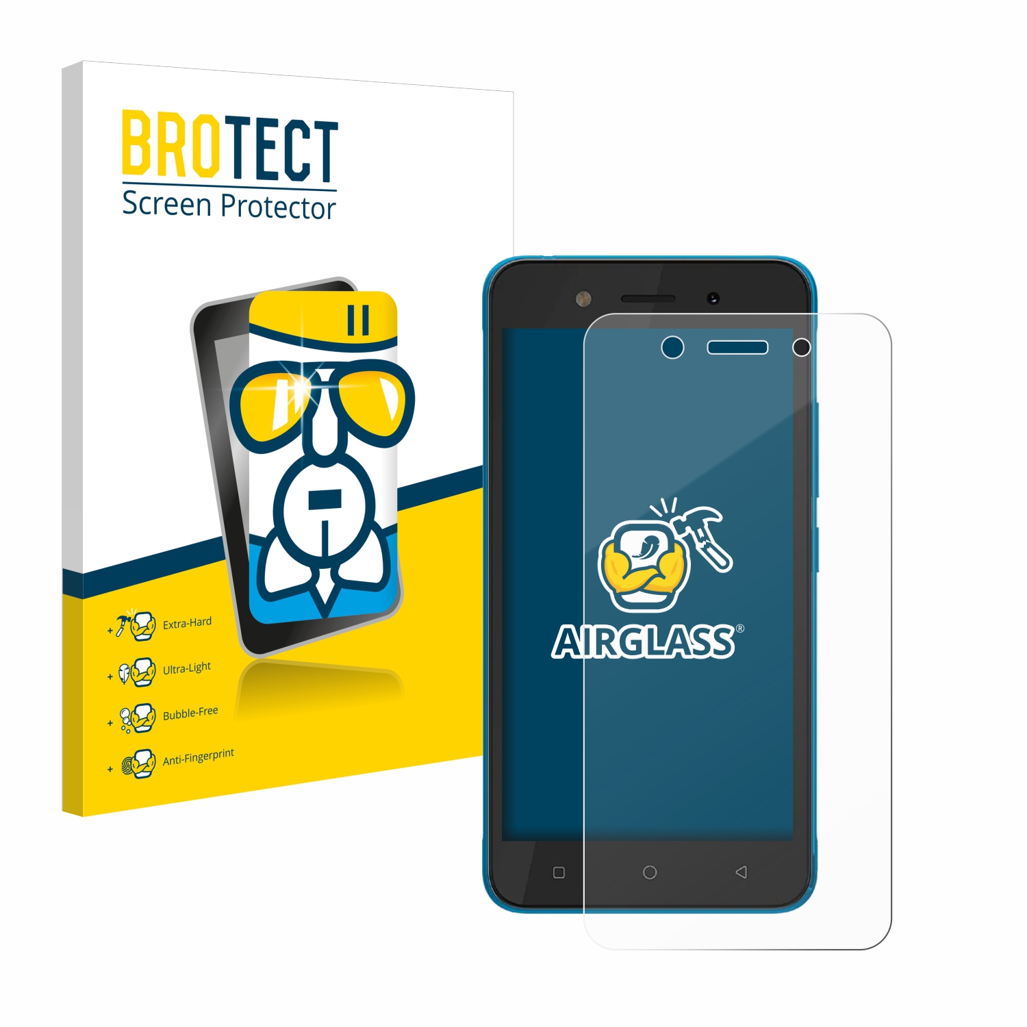 BROTECT Airglass klare Schutzfolie(für A23 Pro) Itel