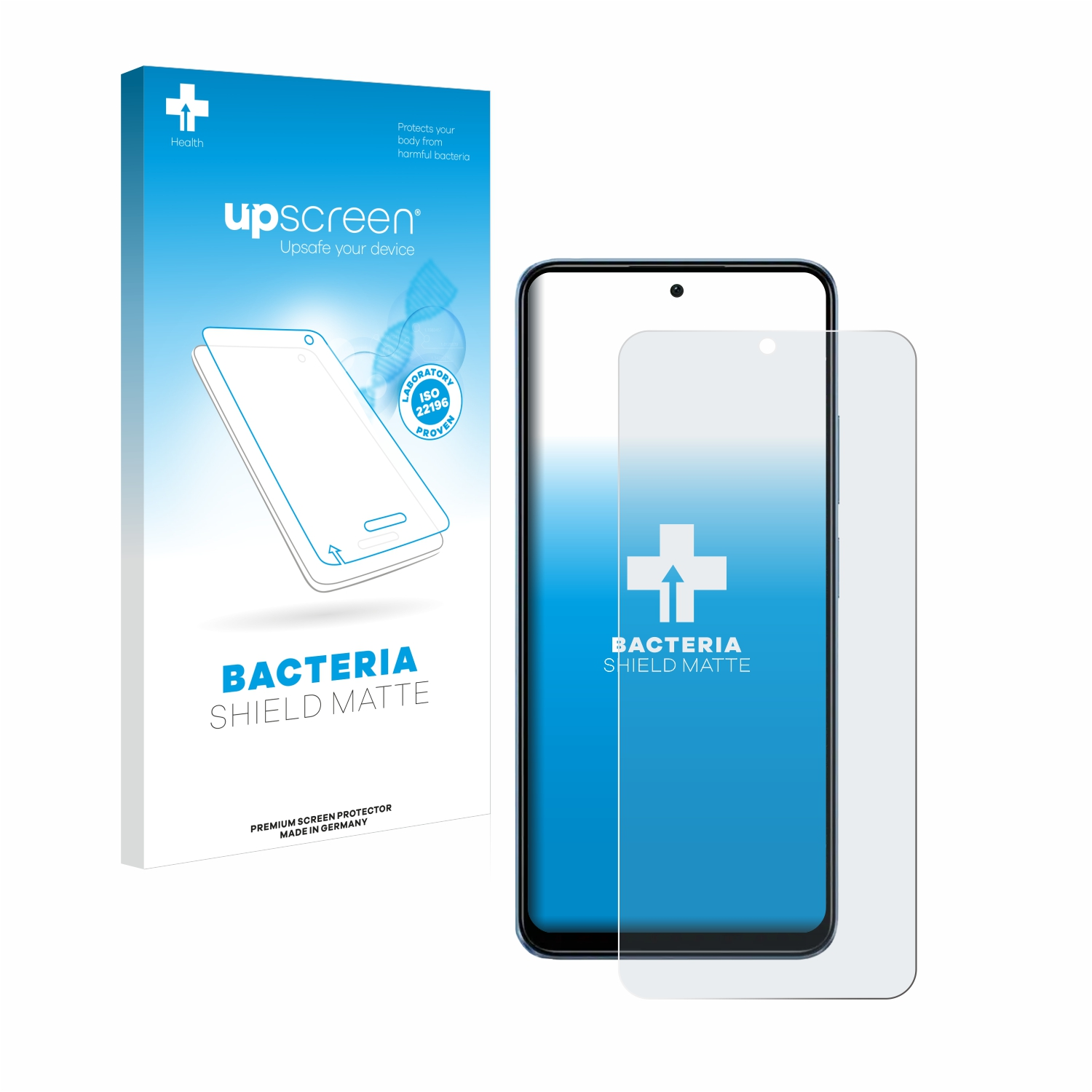 UPSCREEN antibakteriell entspiegelt matte 12 4G) Redmi Schutzfolie(für Xiaomi Note