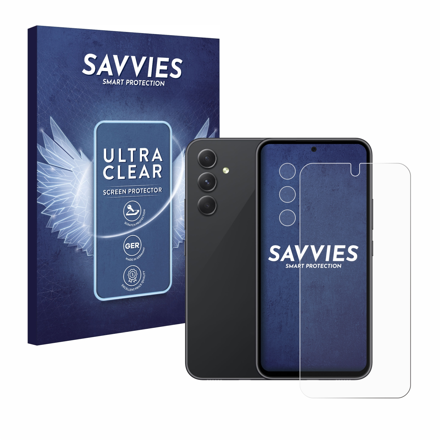 klare 18x Samsung SAVVIES Galaxy Schutzfolie(für A54 5G)