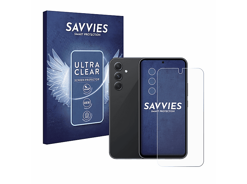 SAVVIES 18x klare Schutzfolie(für Samsung Galaxy A54 5G) | Displayschutzfolien & Gläser
