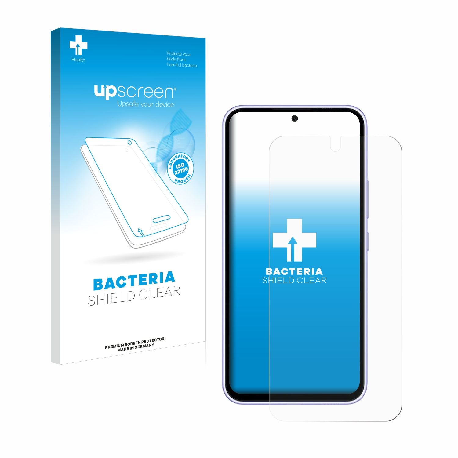 UPSCREEN antibakteriell klare Schutzfolie(für Galaxy Samsung 5G) A54