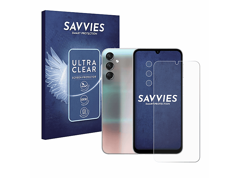 SAVVIES 18x klare Samsung 4G) Schutzfolie(für A24 Galaxy