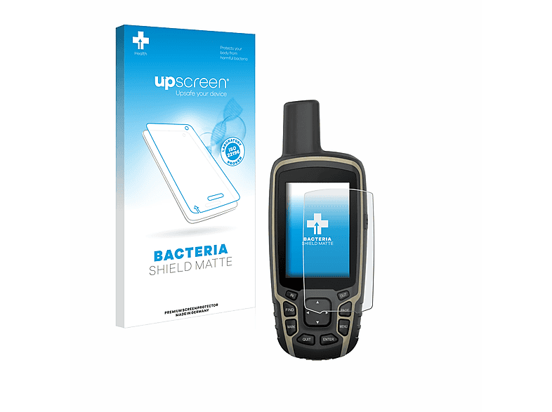entspiegelt 65s) Schutzfolie(für matte Garmin GPSMAP UPSCREEN antibakteriell