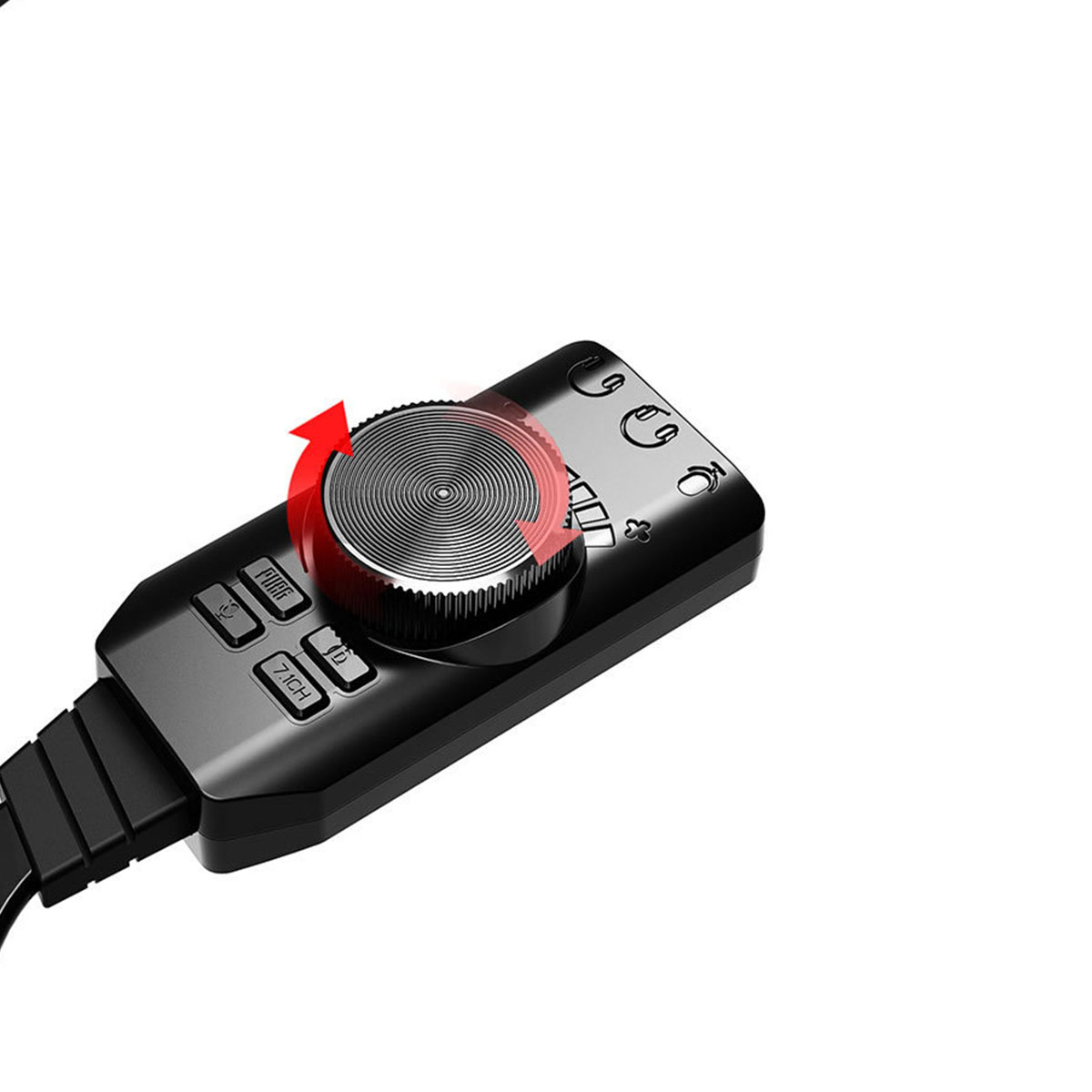BRIGHTAKE USB Externe Soundkarte/USB-Soundkarte Externe und Computer Soundkarte, - Soundkarte Handy Gaming