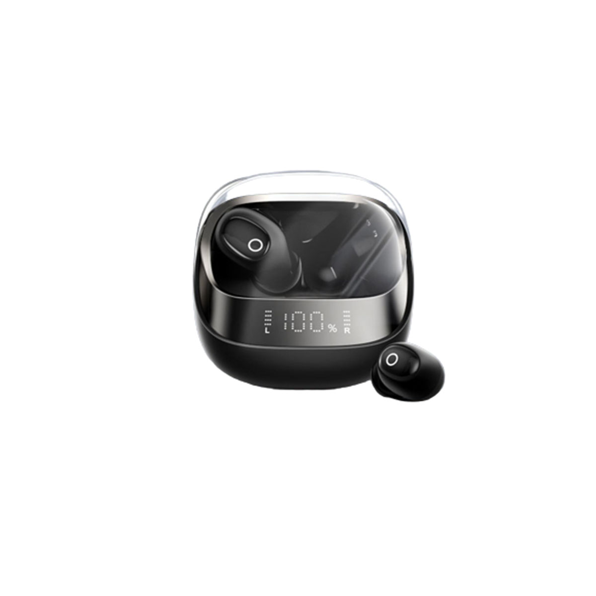 BRIGHTAKE Drahtloses In-Ear-Bluetooth-Headset mit Geräuschunterdrückung, HD, Latenz, In-ear Schwarz Bluetooth-Kopfhörer niedrige