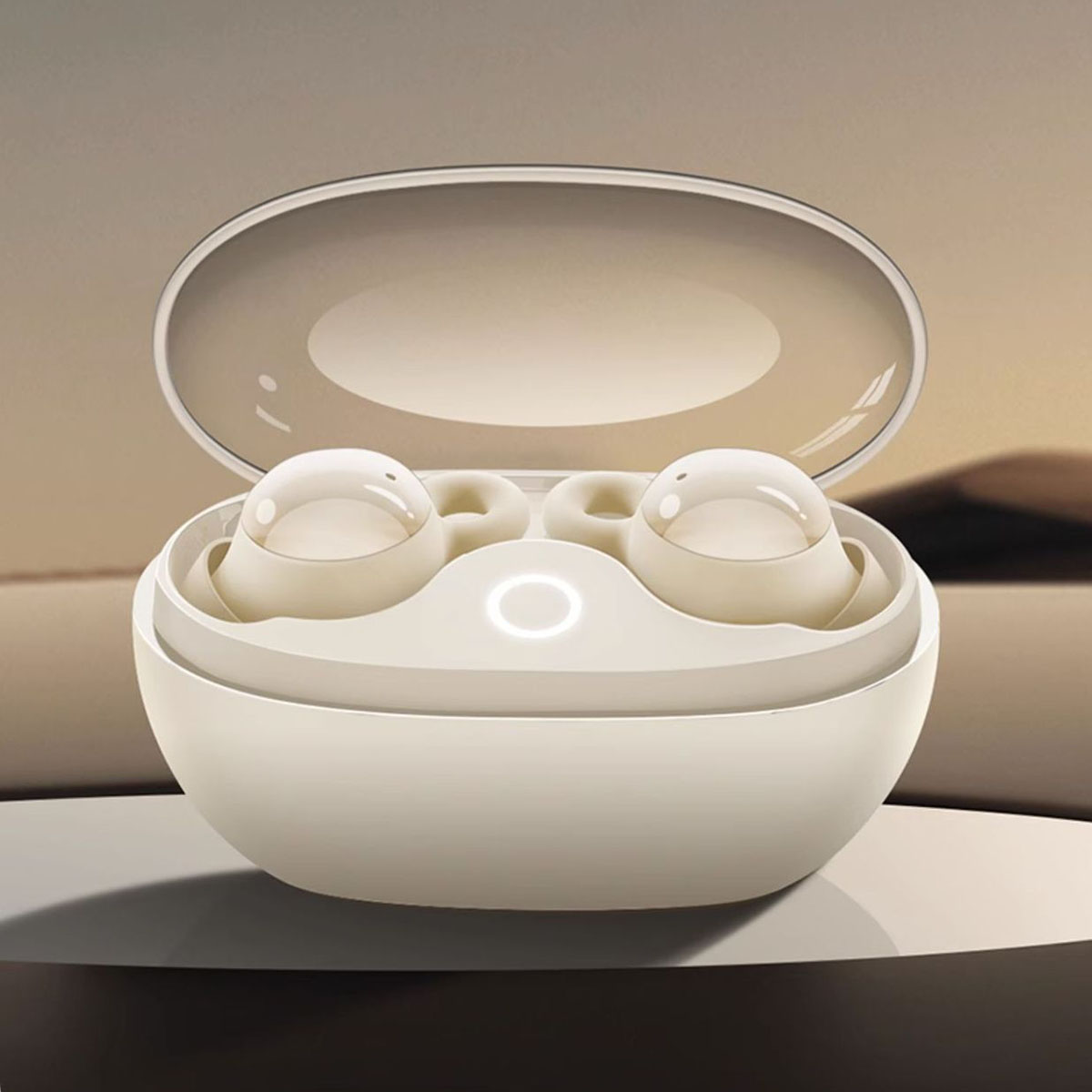 BRIGHTAKE Schlafkopfhörer 5.3 & - Bluetooth Stil, Komfort In-ear Bluetooth-Kopfhörer Weiß