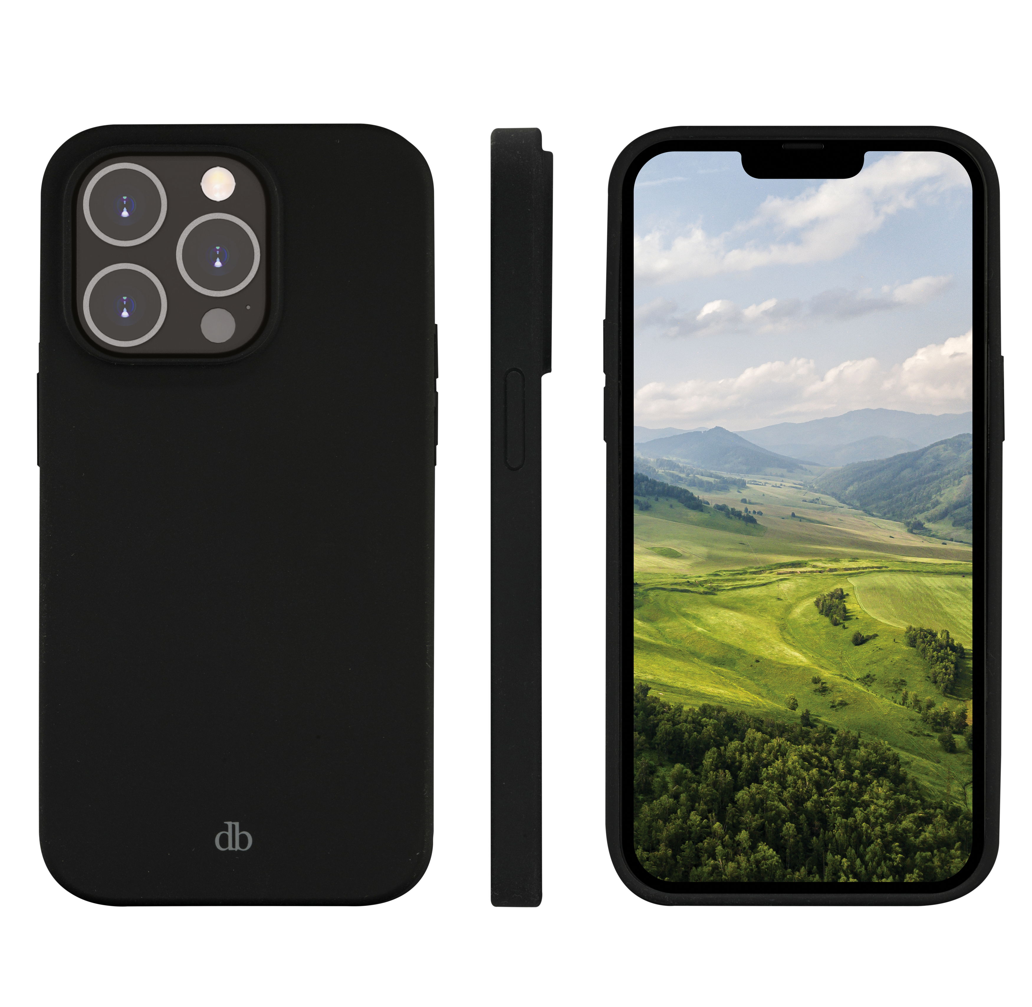 DBRAMANTE1928 DBMO61NIBL1645 COVER per Apple iPhone 14 Pro, Nero